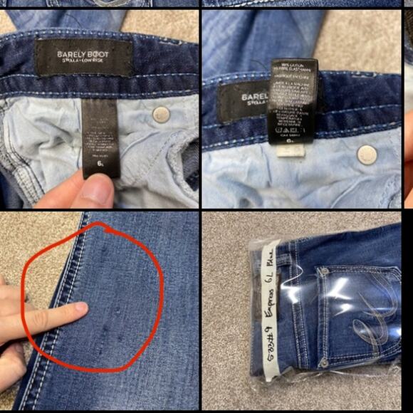 y2k grunge streetwear rodeo western cowgirl Express Stella Barely Boot Jeans 6 - Picture 10 of 12